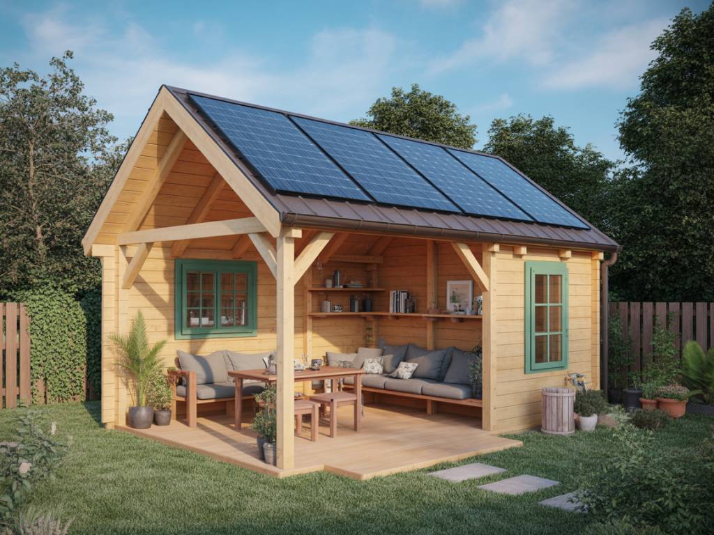 Construire un abri de jardin avec panneaux solaires : ce qu’il faut savoir