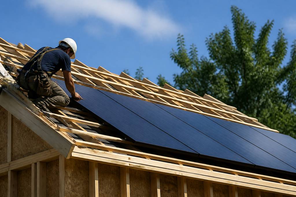 Charpente americaine : compatibilité, contraintes et solutions pour installer des panneaux solaires